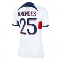 Dres Paris Saint-Germain Nuno Mendes #25 Gostujuci za Žensko 2023-24 Kratak Rukav